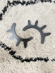 Houten wimpers wanddecoratie kinderkamer bestellen?