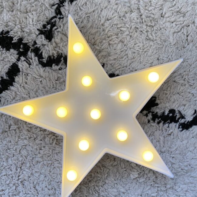 Ster lampje wandlampje bestellen?