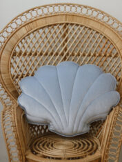 Velvet sierkussen schelp kinderkamer decoratie bestellen?