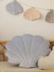 Velvet sierkussen schelp kinderkamer decoratie bestellen?