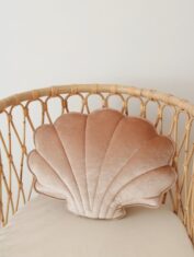 Velvet sierkussen schelp kinderkamer decoratie bestellen?