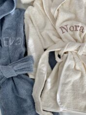 Gepersonaliseerde badjas als kraamcadeau bestellen?