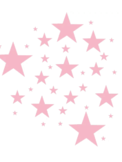 Muursticker sterren - Roze