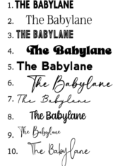 Lettertypes memory boxen