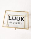 Memory box glas met naam bestellen?