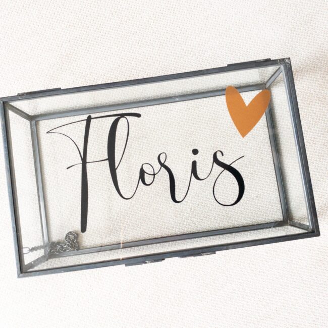 Bewaarkist met naam bestellen?